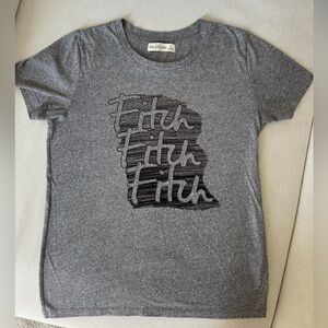 RARE!! Abercrombie & Fitch Heather Gray Tee Size S